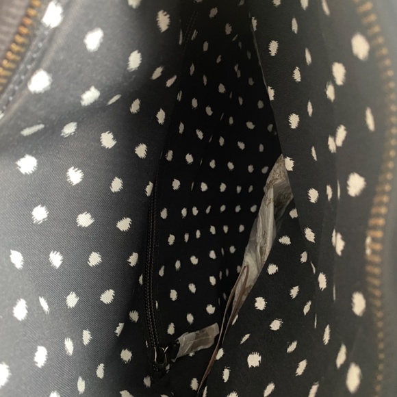 Juicy Couture Regal Black Blue Indigo Sequin Clutch Purse with Bow - Picture 4 of 5